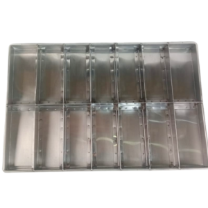 Bandeja con divisiones